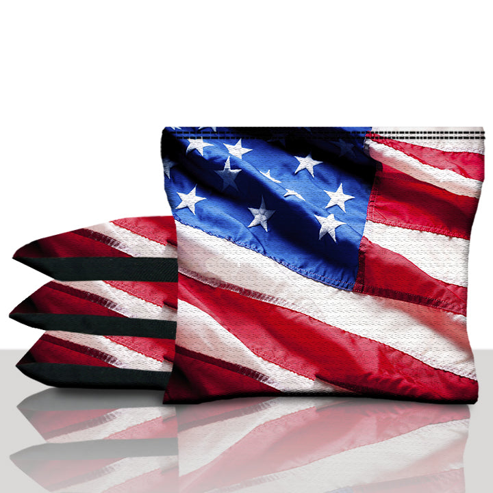 American Flag Cornhole Bags