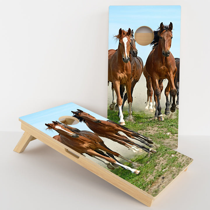 Horses Professional Cornhole Boards