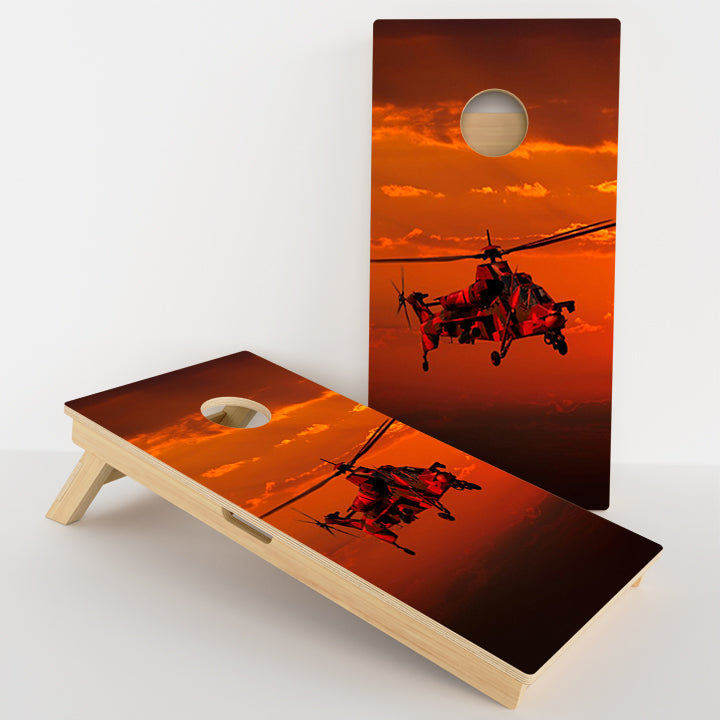 Helicopter Professional Cornhole Boards