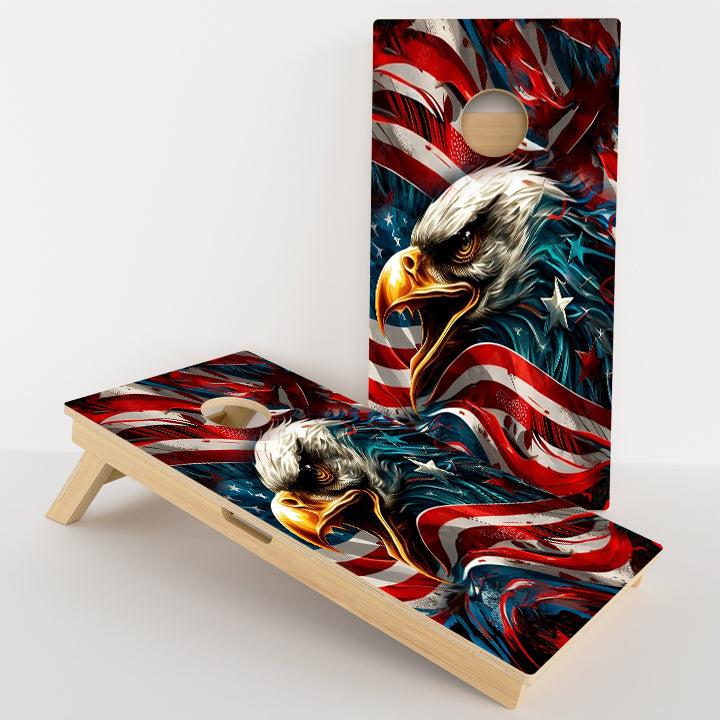 USA Patriotic Eagle Professional Cornhole Boards