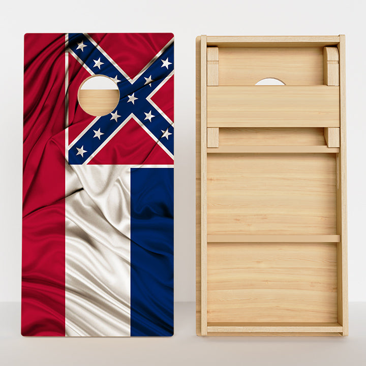 Mississippi Flag Professional Cornhole Boards