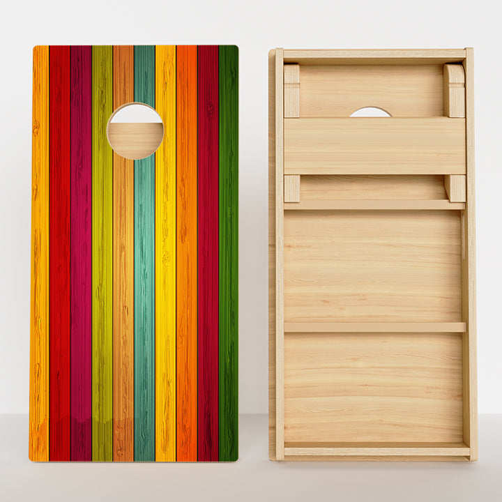 Wood Grain Colors Professional Cornhole Boards