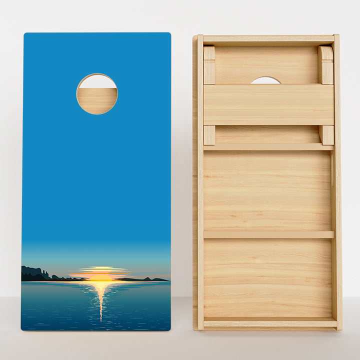 Lake Sunset Professional Cornhole Boards