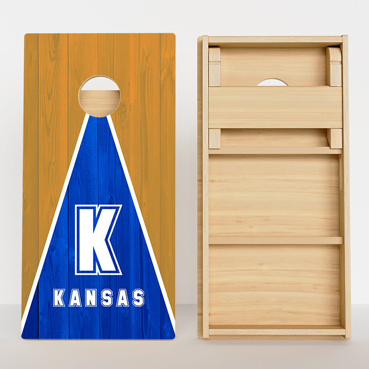 Kansas Baseball Professional Cornhole Boards