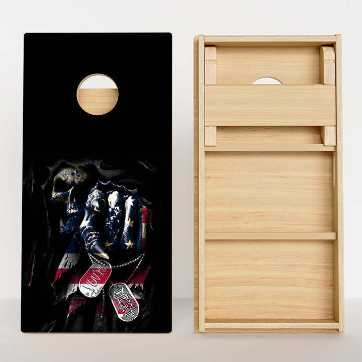 Patriotic Reaper Professional Cornhole Boards