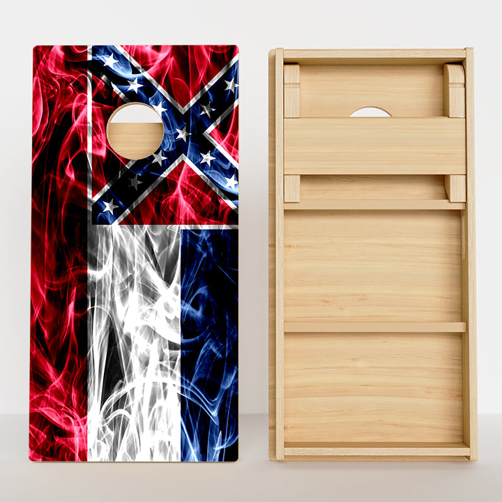 Mississippi Flag Professional Cornhole Boards