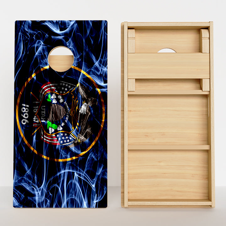 Utah Flag Professional Cornhole Boards