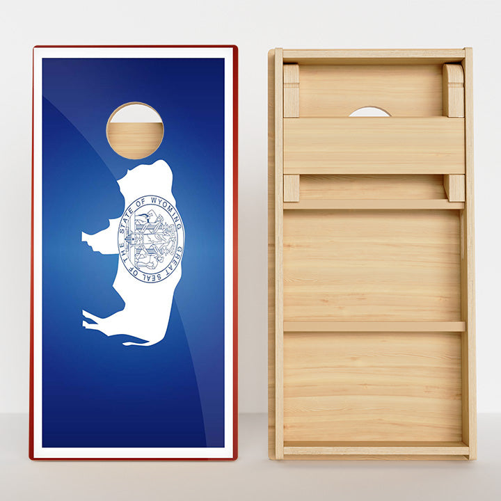 Wyoming Flag Professional Cornhole Boards