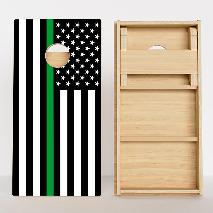 Thin Green Line Flag Professional Cornhole Boards