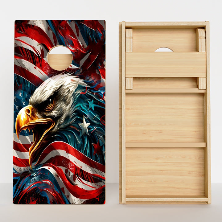 USA Patriotic Eagle Professional Cornhole Boards