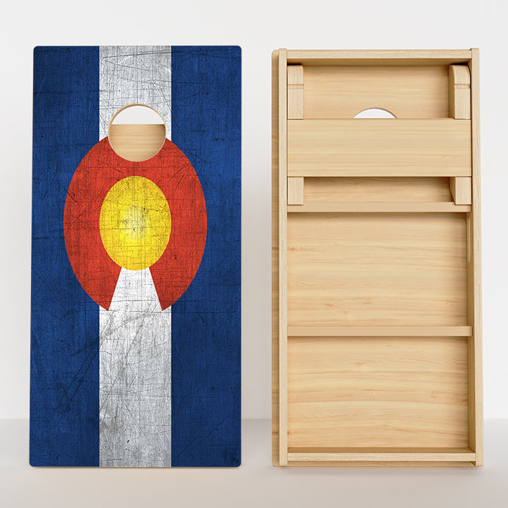 Colorado Flag Professional Cornhole Boards