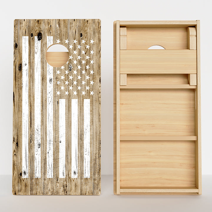 Camo American Flag Professional Cornhole Boards