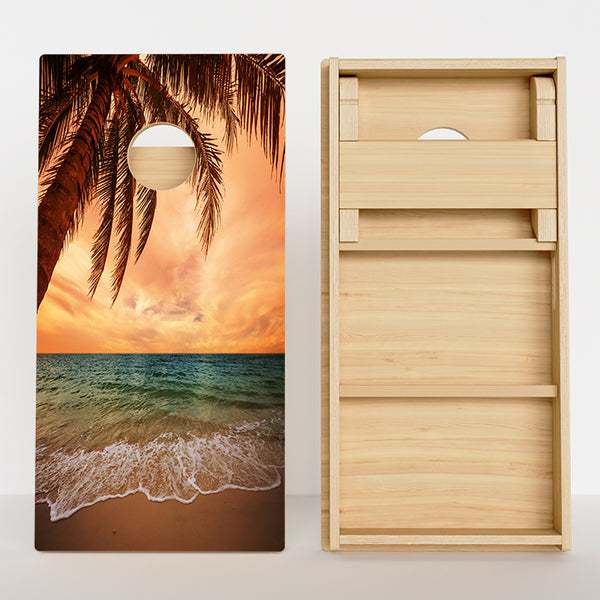 Premium Pebble Beach Golf Cornhole Boards main image 1