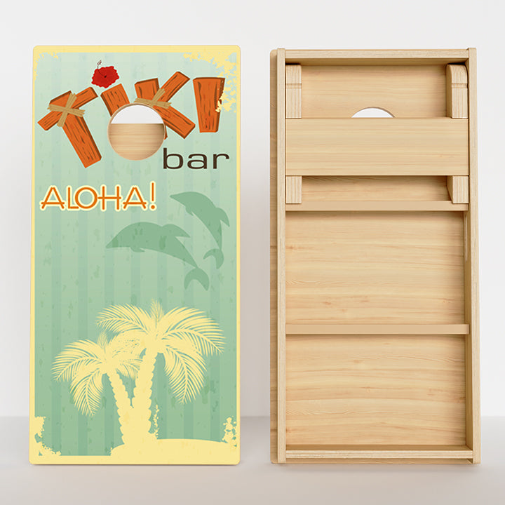 Tiki Bar Professional Cornhole Boards