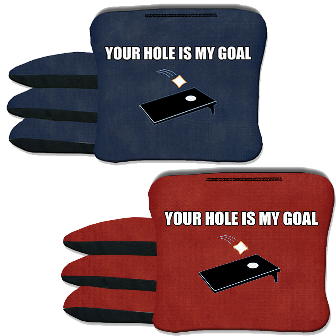 8 Your Hole Is My Goal Pro Cornhole Bags