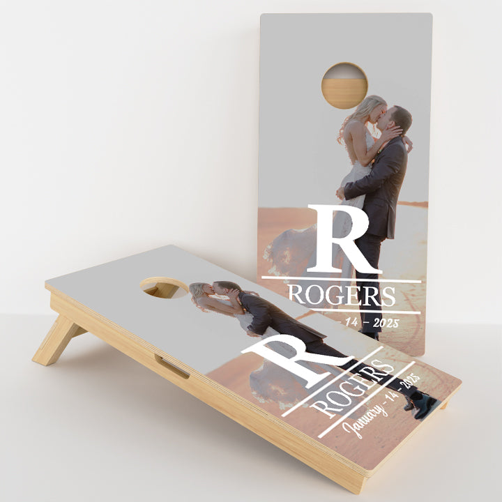 Fully Custom Wedding Professional Cornhole Boards